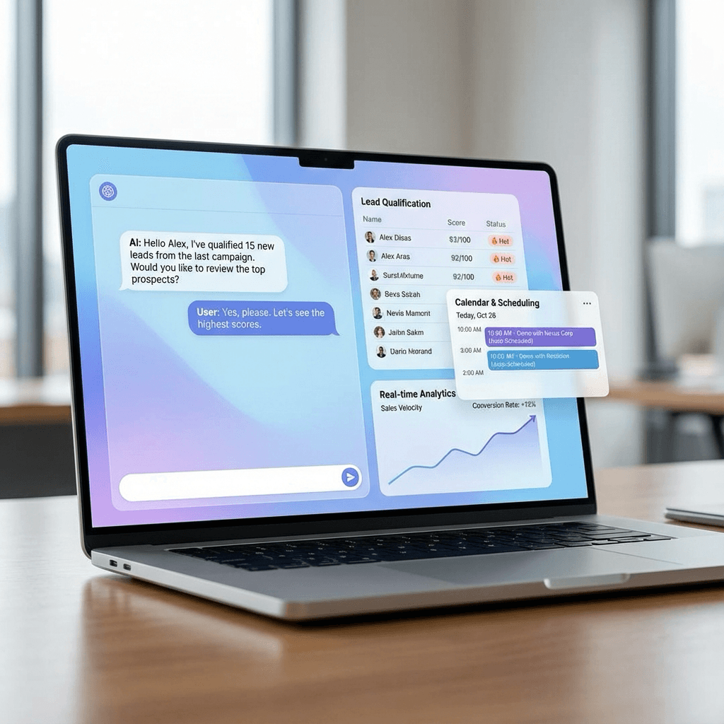WorkFlux Voice AI Agent handling inbound calls 24/7, booking appointments automatically, and qualifying leads with human-like conversation for healthcare and business